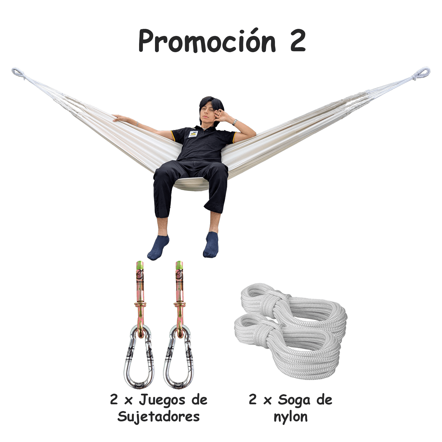 Promoción 2 – Hamaca + Sujetadores